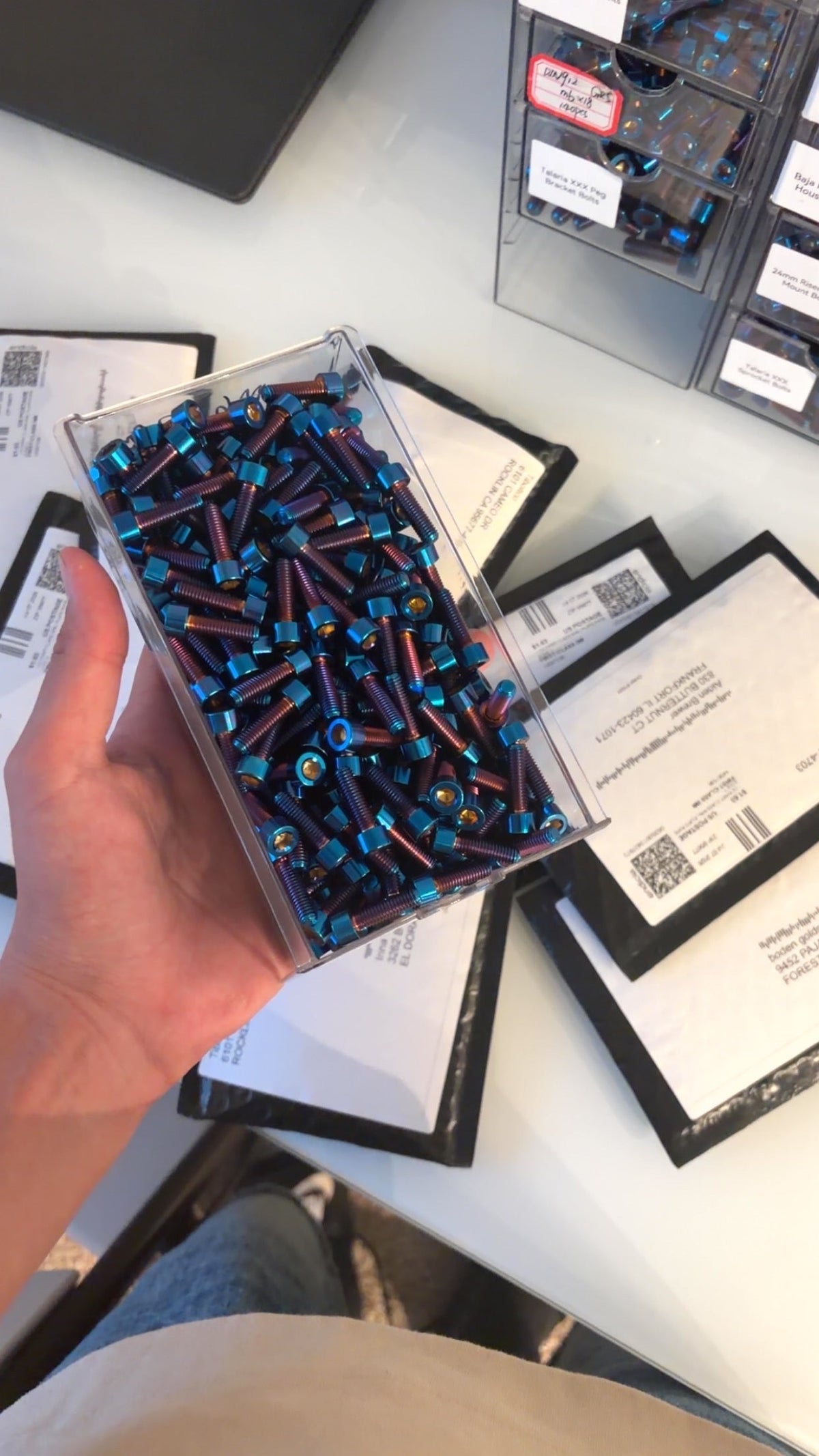 Individual bolts