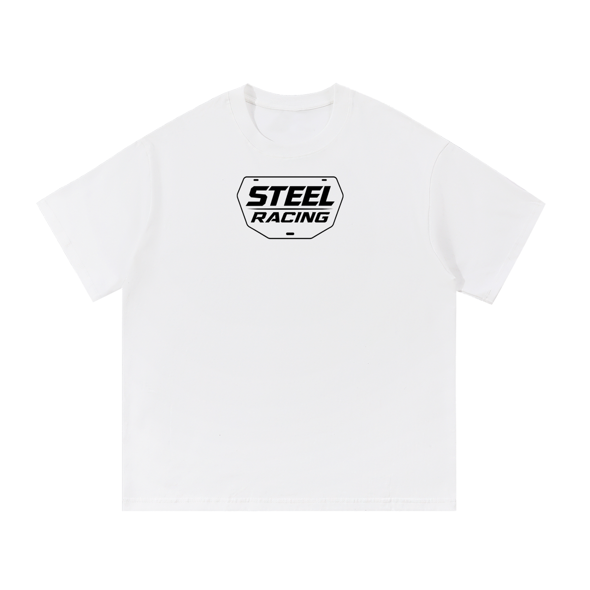 steelracing plate Cotton T-Shirt