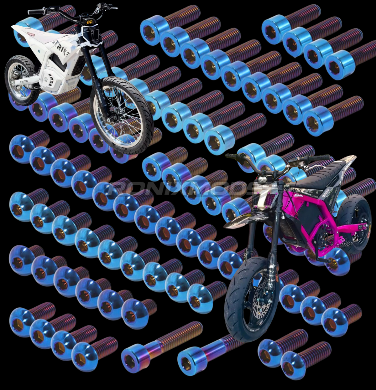 FULL TITANIUM KIT YOZMA (REAL GRADE 5 TITANIUM)